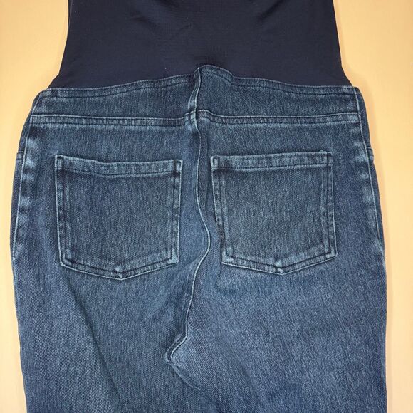 SPANX women's size medium maternity Mama Ankle Jeanish Twilight Rinse jeans - Picture 10 of 13